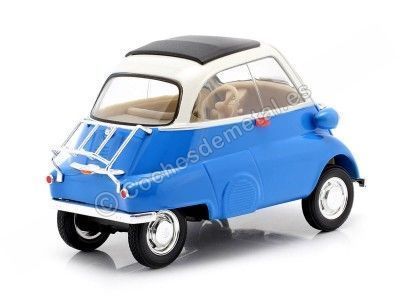 Cochesdemetal.es 1954 BMW Isetta 250 Azul/Blanco 1:18 Welly 24096 2