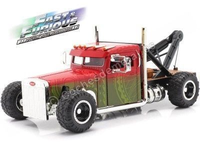 Cochesdemetal.es 2019 Custom Peterbilt Grua "Fast & Furious Hobbs & Shaw" 1:24 Jada Toys 32089 253203063