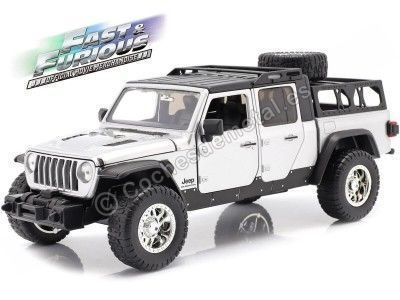 Cochesdemetal.es 2021 Jeep Gladiator "Fast & Furious 9" Gris Plateado 1:24 Jada Toys 31984/253203055