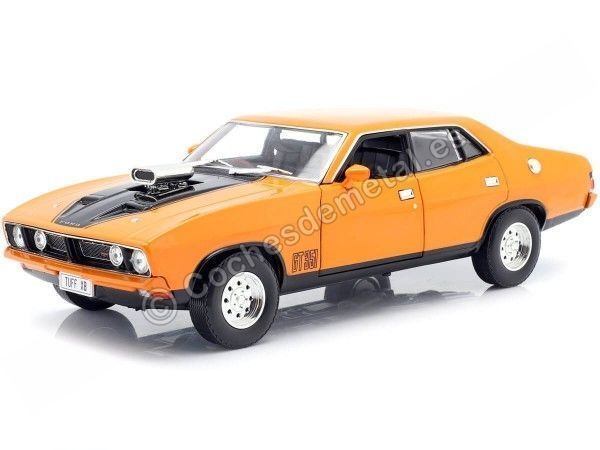 Cochesdemetal.es 1974 Ford Falcon XB GT351 Sedan Orange 1:18 Greenlight 18015