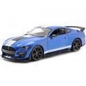 Cochesdemetal.es 2020 Ford Mustang Shelby GT500 Azul Metalizado 1:18 Maisto 31388