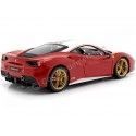 Carsdemetal.es 2017 Ferrari 488 GTB "The Lauda" Red-Blanco 1:18 Bburago 76105