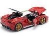 Carsdemetal.es 2017 Ferrari 488 GTB "The Lauda" Red-Blanco 1:18 Bburago 76105