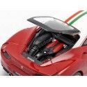 Cochesdemetal.es 2017 Ferrari 488 GTB "The Lauda" Rojo-Blanco 1:18 Bburago 76105