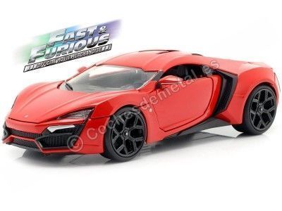 2014 Lykan Hypersport "Fast & Furious 7" Red 1:24 Jada Toys 97377/253203003 Cochesdemetal.es