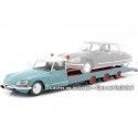 Cochesdemetal.es 1970 Citroen DS Tissier Autotransporter Azul/Rojo 1:18 CMR138