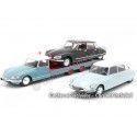 Cochesdemetal.es 1970 Citroen DS Tissier Autotransporter Azul/Rojo 1:18 CMR138