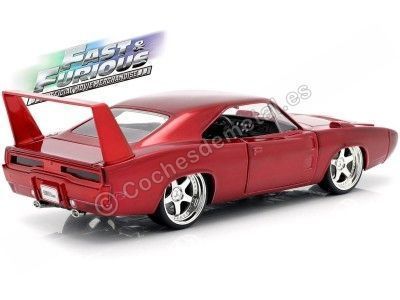 Carsdemetal.es 1969 Dodge Charger Daytona Custom "Fast & Furious 6" Vermelho 1:24 Jada Toys 97060 253203029 2