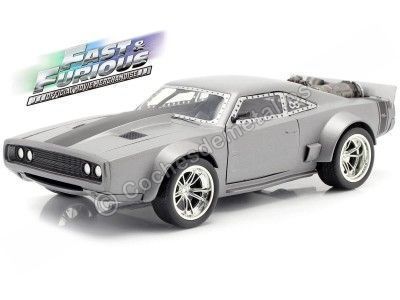 1970 Dodge Ice Charger "Fast & Furious 8" Gray Satin 1:24 Jada Toys 98291/253203023 Cochesdemetal.es