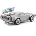 Carsdemetal.es 1970 Dodge Ice Charger "Fast & Furious 8" Cinza Cinza 1:24 Jada Toys 98291 253203023