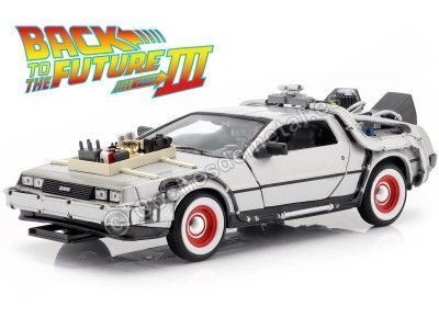 Carsdemetal.es 1990 DeLorean DMC 12 "de volta ao futuro III" 1:24 Welly 22444
