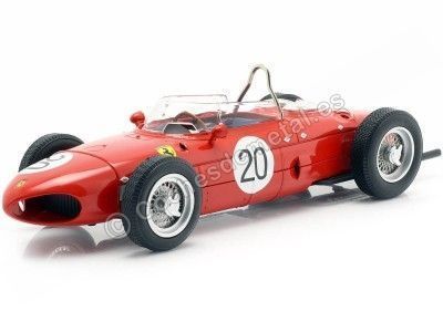 Cochesdemetal.es 1961 Ferrari 156 Sharknose Nº20 Von Trips GP F1 Francia 1:18 CMR173