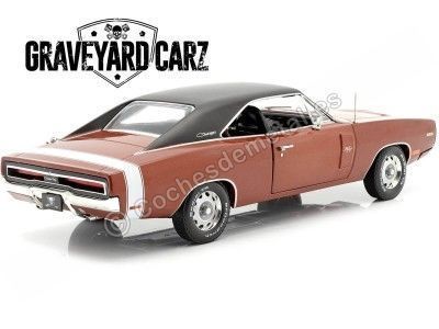 Cochesdemetal.es 1970 Dodge Charger R/T "TV-Show Graveyard Carz" Naranja 1:18 Greenlight 19077 2