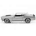 Cochesdemetal.es 1969 Ford Mustang Boss 429 "John Wick" Grey/Black 1:18 Highway-61 18016