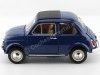 Carsdemetal.es 1965 Fiat 500 F azul marinho 1:16 Bburago 12020