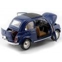 Carsdemetal.es 1965 Fiat 500 F azul marinho 1:16 Bburago 12020