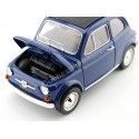 Carsdemetal.es 1965 Fiat 500 F azul marinho 1:16 Bburago 12020