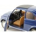 Carsdemetal.es 1965 Fiat 500 F azul marinho 1:16 Bburago 12020