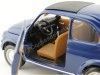 Carsdemetal.es 1965 Fiat 500 F azul marinho 1:16 Bburago 12020