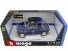 Carsdemetal.es 1965 Fiat 500 F azul marinho 1:16 Bburago 12020
