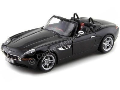 Cochesdemetal.es 2000 BMW Z8 Roadster Negro Metalizado 1:18 Bburago 12032