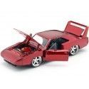 Cochesdemetal.es 1969 Dodge Charger Daytona Custom "Fast & Furious 6" Red 1:24 Jada Toys 97060 253203029