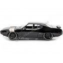 Cochesdemetal.es 1971 Plymouth GTX "Fast & Furious 8" Black/Silver 1:24 Jada Toys 98292/253203034