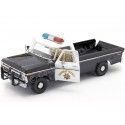 Cochesdemetal.es 1975 Ford F-100 California Highway Patrol Negro-Blanco 1:18 Greenlight 13550