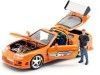 Cochesdemetal.es 1995 Toyota Supra "Fast & Furious + Figura Brian" 1:24 Jada Toys 30738 253205001