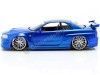Cochesdemetal.es 2002 Nissan Skyline GT-R (BNR34) "Fast & Furious" Blue 1:24 Jada Toys 97173/253206045
