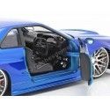 Cochesdemetal.es 2002 Nissan Skyline GT-R (BNR34) "Fast & Furious" Blue 1:24 Jada Toys 97173/253206045