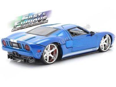 2005 Ford GT "Fast & Furious" Blue 1:24 Jada Toys 97177/253203013 Cochesdemetal.es 2