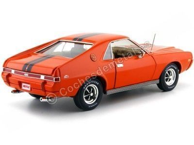 Cochesdemetal.es 1969 AMC AMX Hardtop Orange 1:18 Auto World AMM1170 2