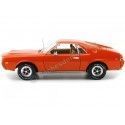 Cochesdemetal.es 1969 AMC AMX Hardtop Orange 1:18 Auto World AMM1170