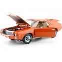 Cochesdemetal.es 1969 AMC AMX Hardtop Orange 1:18 Auto World AMM1170