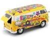 Cochesdemetal.es 1967 Volkswagen Type 2 T1 Delivery Van "Flower Power" 1:24 Motor Max 79575