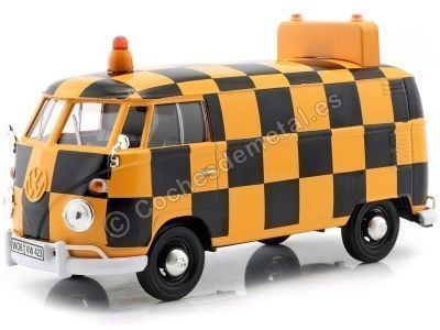 Cochesdemetal.es 1967 Volkswagen Type 2 T1 Van de livraison "Aéroport" 1:24 MOTOR MAX 79572