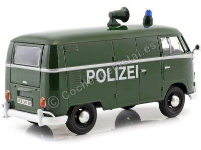 Cochesdemetal.es 1967 Volkswagen Type 2 T1 Van de livraison "Police" 1:24 Motor Max 79574 2