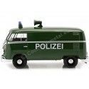 Cochesdemetal.es 1967 Volkswagen Type 2 T1 Van de livraison "Police" 1:24 Motor Max 79574