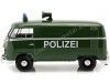 Cochesdemetal.es 1967 Volkswagen Type 2 T1 Van de livraison "Police" 1:24 Motor Max 79574