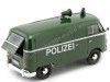 Cochesdemetal.es 1967 Volkswagen Type 2 T1 Van de livraison "Police" 1:24 Motor Max 79574