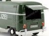 Cochesdemetal.es 1967 Volkswagen Type 2 T1 Van de livraison "Police" 1:24 Motor Max 79574