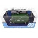 Cochesdemetal.es 1967 Volkswagen Type 2 T1 Van de livraison "Police" 1:24 Motor Max 79574