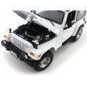 2000 Jeep Wrangler Sahara Blanco Metalizado 1:18 Maisto 31662 Cochesdemetal 11 - Coches de Metal 