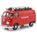 Carsdemetal.es 1967 Volkswagen tipo 2 T1 Delivery Van "Bombeiros" 1:24 Motor máximo 79564