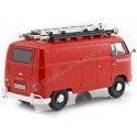 CARSDEMETAL.ES 1967 Volkswagen Type 2 T1 Van de livraison "Firefighters" 1:24 MOTOR MAX 79564