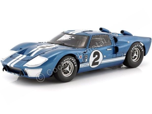 Cochesdemetal.es 1966 Ford GT40 Mark II Nº2 D.Gurney/J.Grant 12h Sebring 1:18 Shelby Collectibles 401