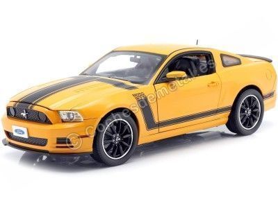 Cochesdemetal.es 2013 Ford Mustang BOSS 302 Amarillo 1:18 Shelby Collectibles 451