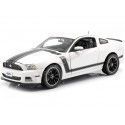Cochesdemetal.es 2013 Ford Mustang Boss 302 Blanco 1:18 Shelby Collectibles 452