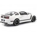 Cochesdemetal.es 2013 Ford Mustang Boss 302 Blanco 1:18 Shelby Collectibles 452